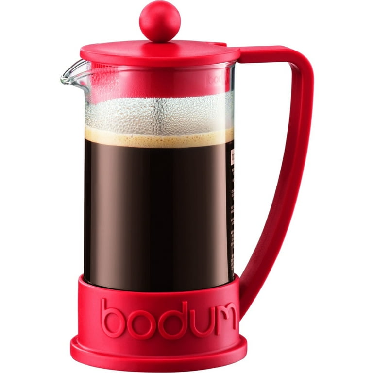 BODUM BRAZILFRENCH PRESS COFFEE MAKER 3CUP/0.35 LITER OFF WHITE